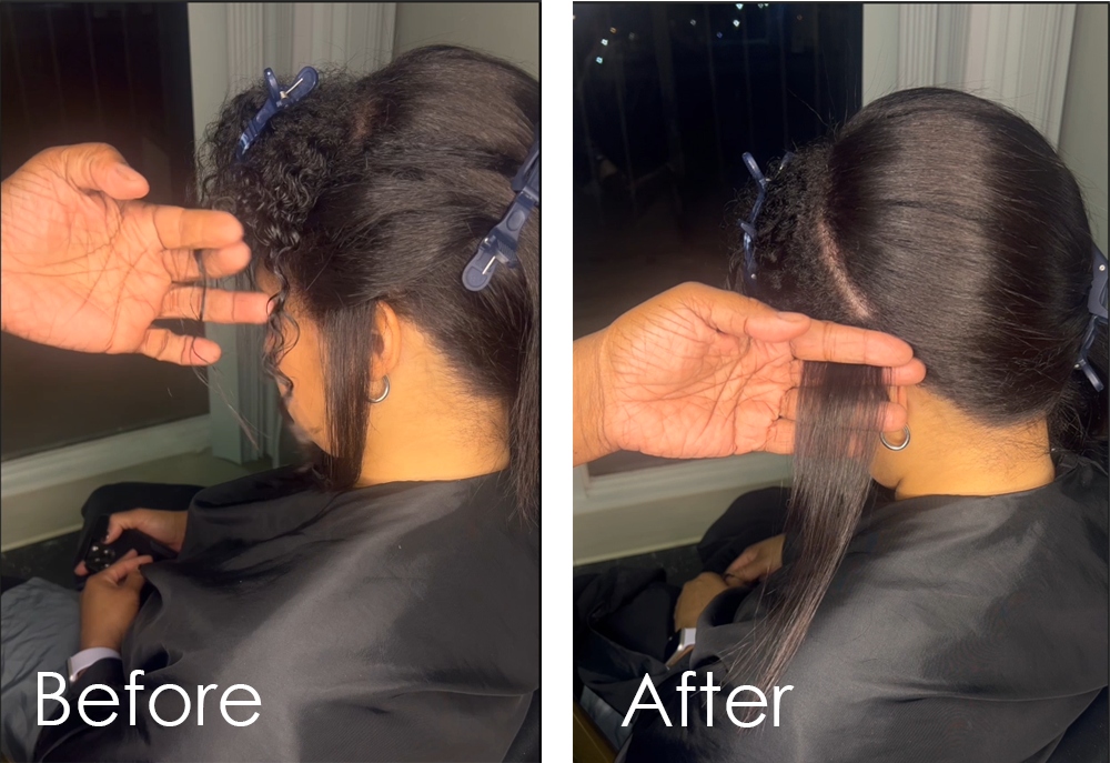 Client before and after